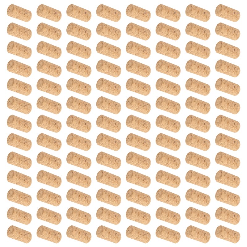 Wine Beer Type - 100 stuks rechte houten kurken wijnstopper