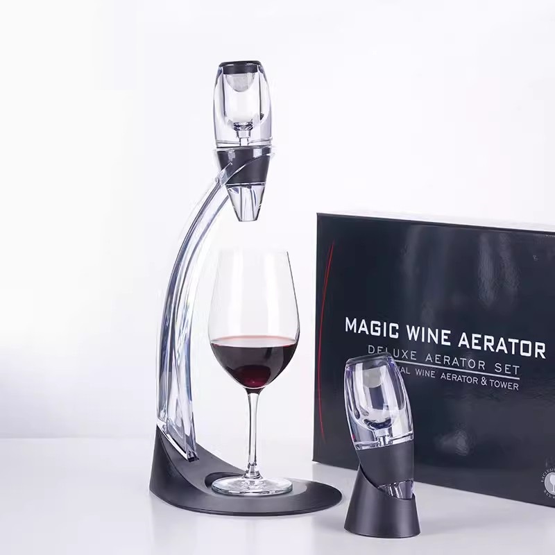 Decanter Aerator Set - Professionele rode wijnkaraf schenker met filterstandaardhouder,