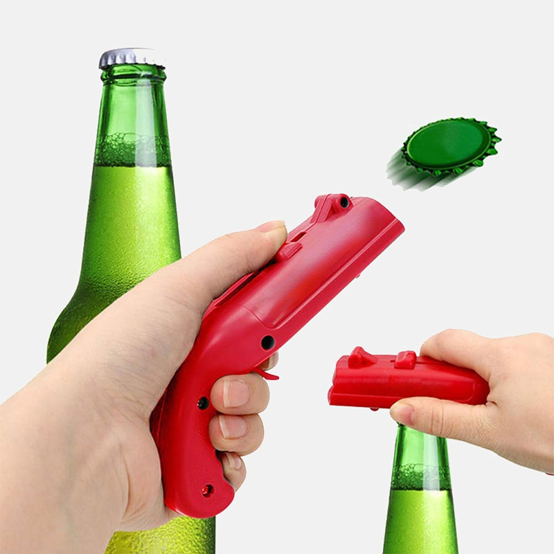 Wine Beer Type - Creatieve geweertype draagbare bierflesopener, pet pistool,