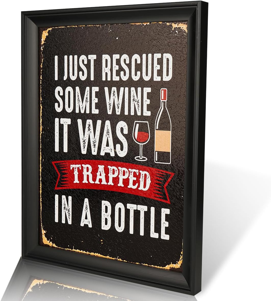 Wine Beer & More - Man Cave Rules wanddecoratie met bier,