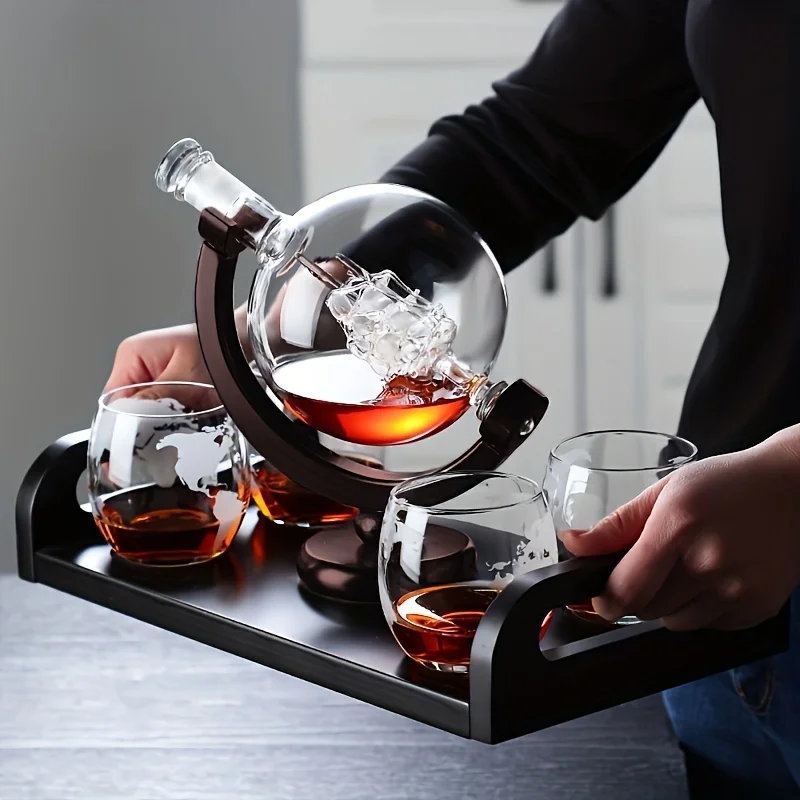 Globe Shaped Whiskey Karaf Bor - Decanter Aerator Set recensie en prijs
