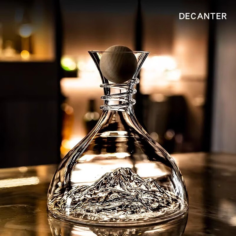 Kristallen ijsbergvormige snel - Decanter Aerator Set recensie en prijs