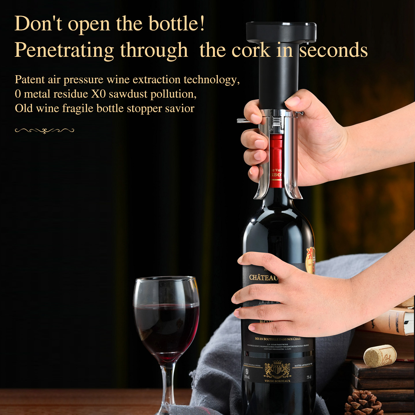 Wijnfleskurkentrekker, dopopen - Wine Beer Opener recensie en prijs