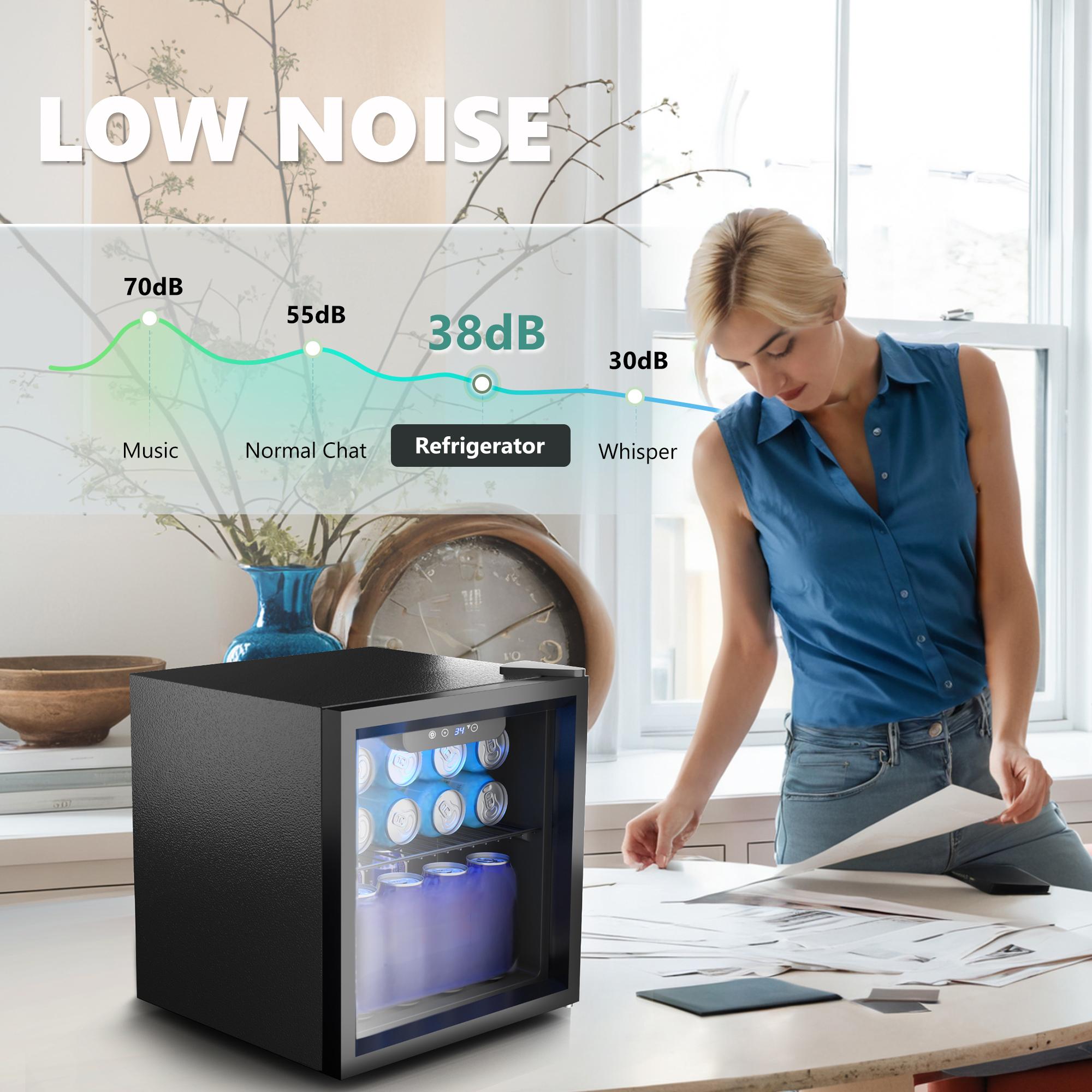 EKOJUCE Mini Koelkast met Glaz - Wine Beer Mini Fridge recensie en prijs