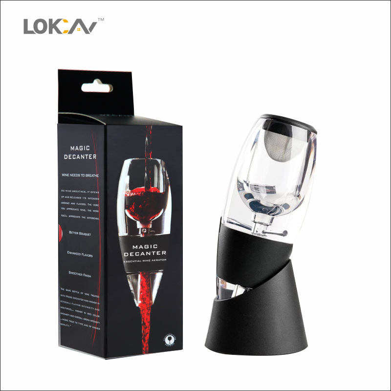 Professionele rode wijn decant - Decanter Aerator Set recensie en prijs