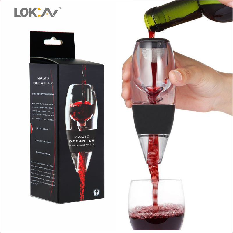 Professionele rode wijn decant - Decanter Aerator Set recensie en prijs