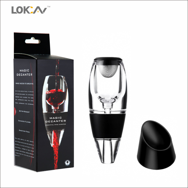 Professionele rode wijn decant - Decanter Aerator Set recensie en prijs