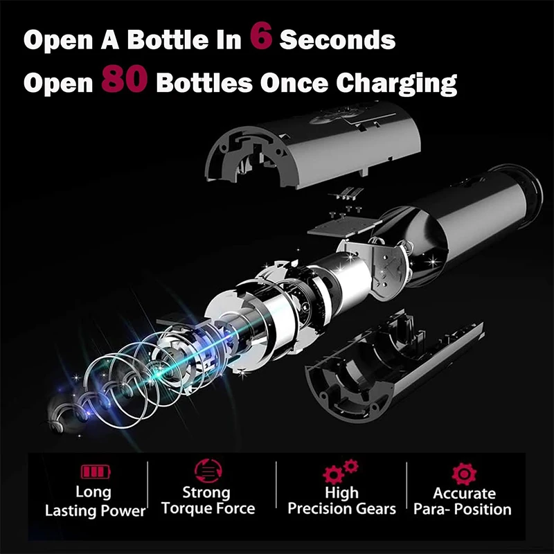 USB oplaadbare 4-in-1 elektris - Decanter Aerator Set recensie en prijs
