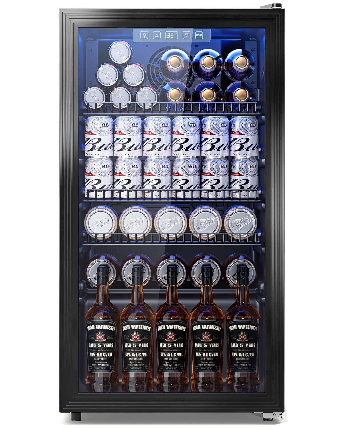 130 blikjes mini-koelkast met  - Wine Beer Mini Fridge recensie en prijs