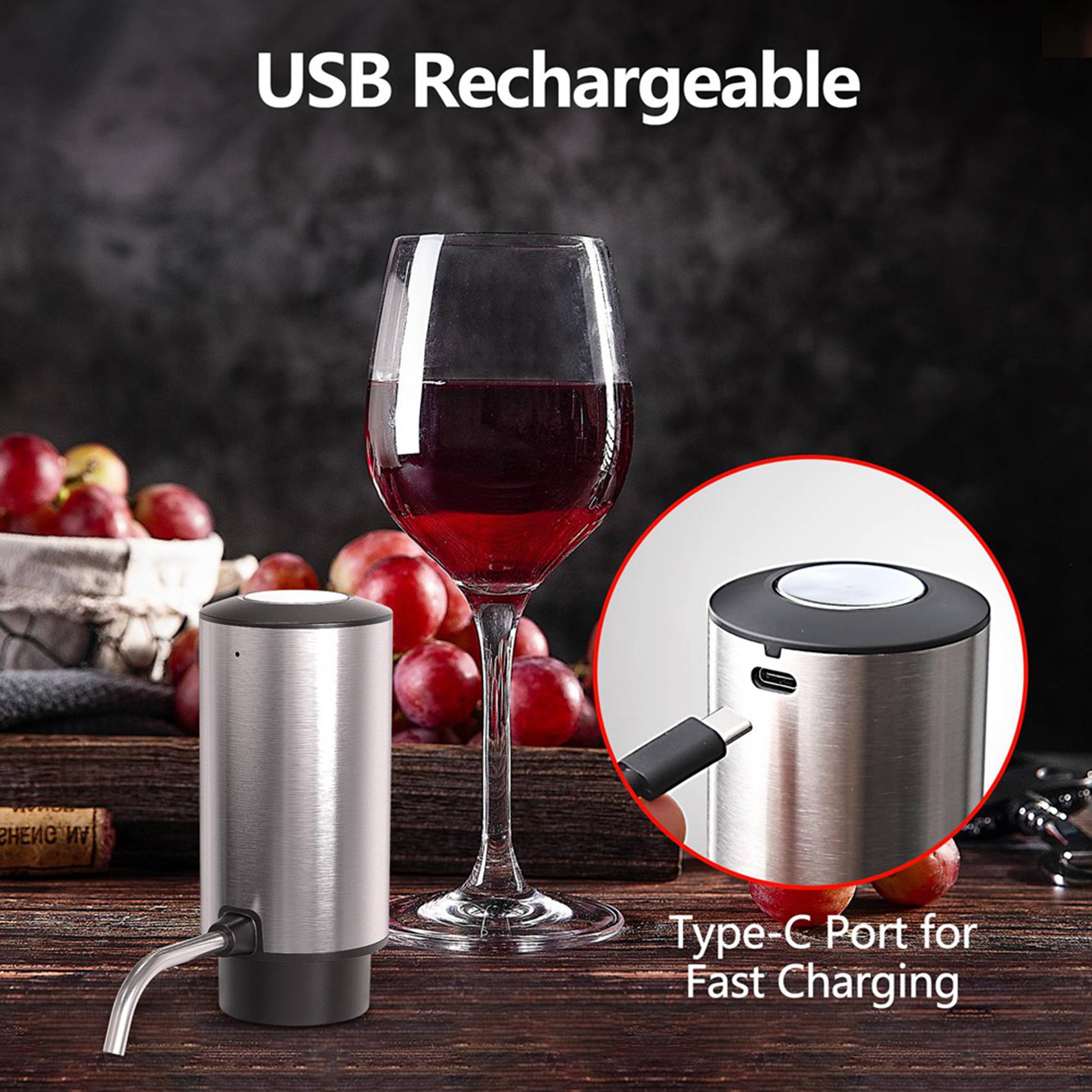 ABJI-4X Elektrische Wijnbeluch - Decanter Aerator Set recensie en prijs