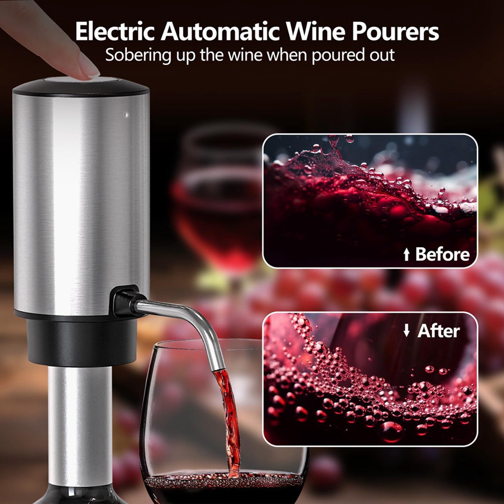 ABJI-4X Elektrische Wijnbeluch - Decanter Aerator Set recensie en prijs